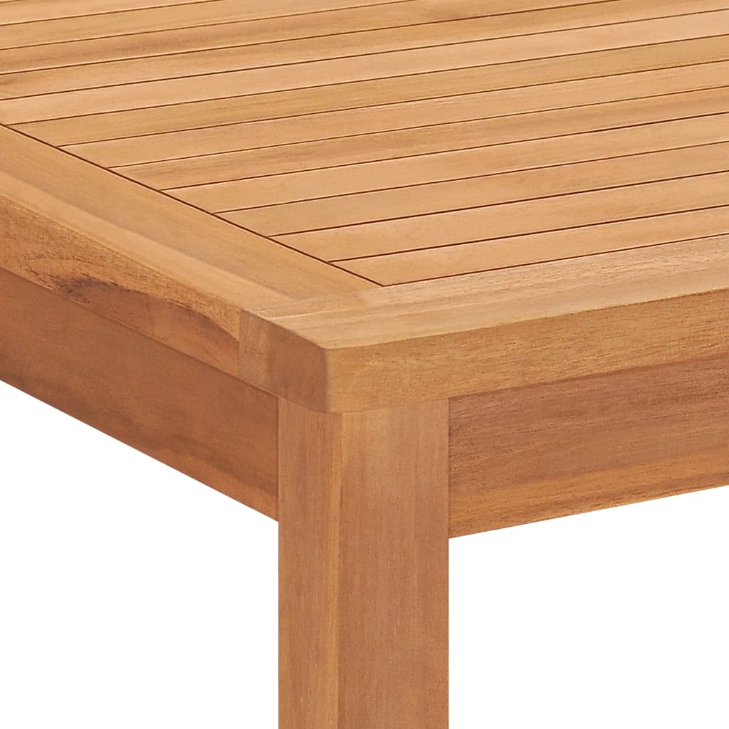 vidaXL Garden Dining Table 180x90x77 cm Solid Teak Wood