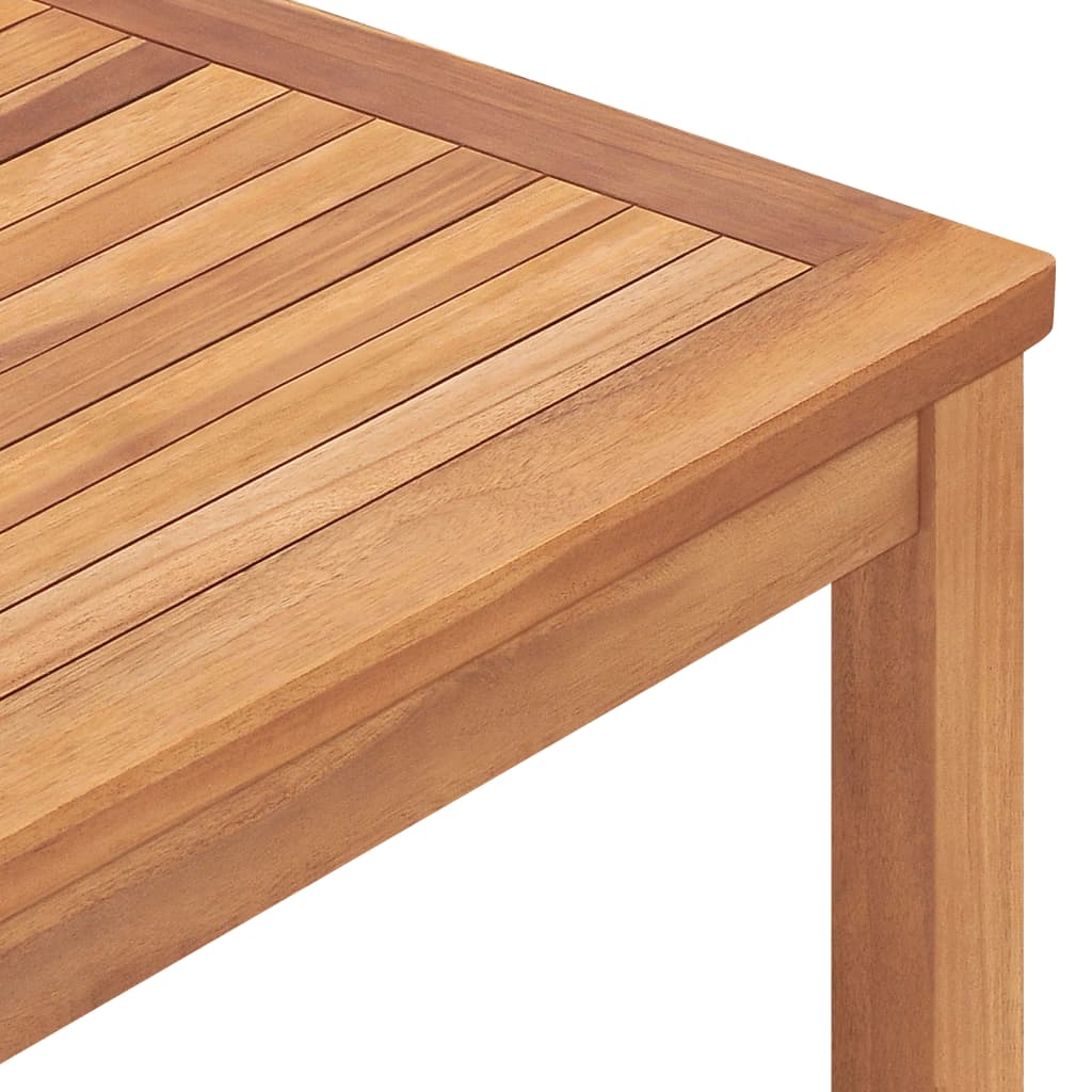 vidaXL Garden Dining Table 180x90x77 cm Solid Teak Wood