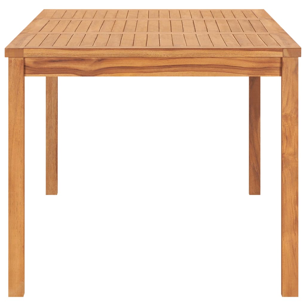 vidaXL Garden Dining Table 180x90x77 cm Solid Teak Wood