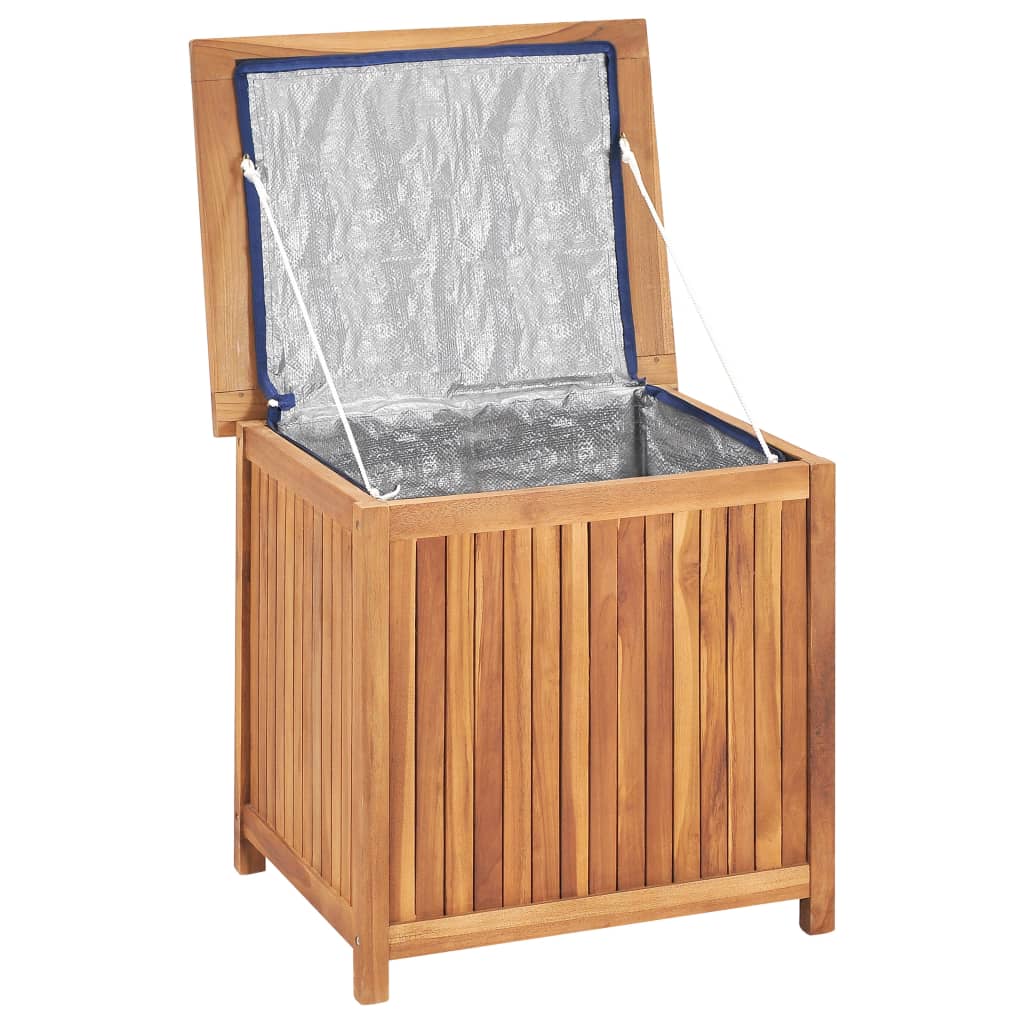 vidaXL Garden Storage Box 90x50x58 cm Solid Teak Wood