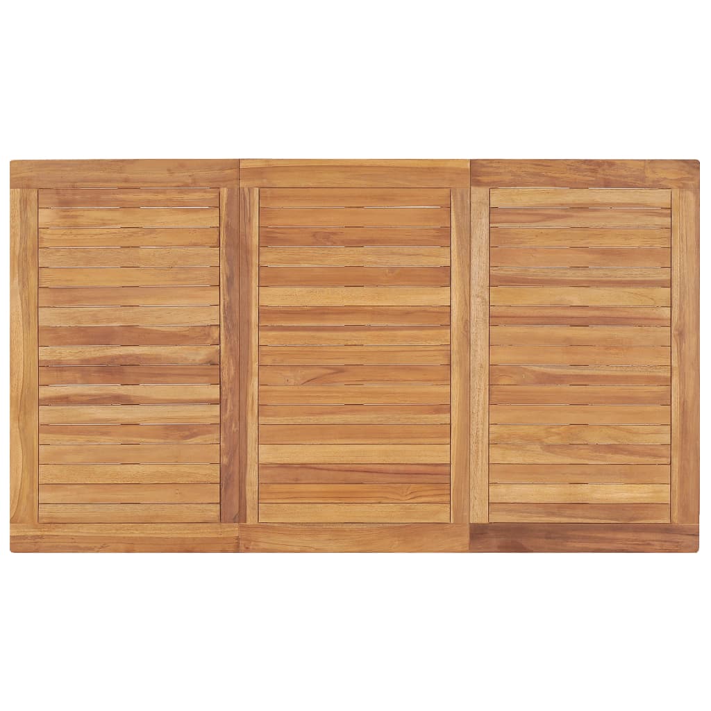 vidaXL 3 Piece Garden Dining Set Solid Teak Wood