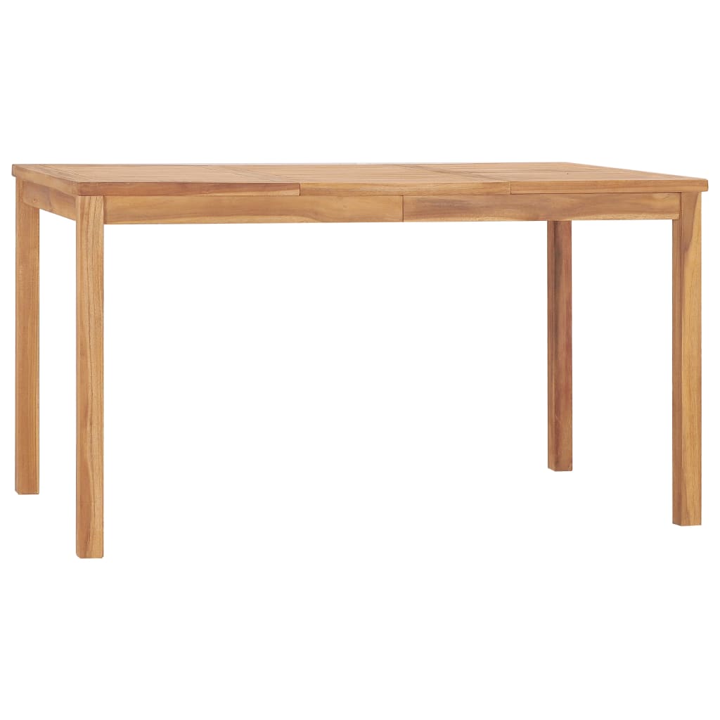 vidaXL 3 Piece Garden Dining Set Solid Teak Wood