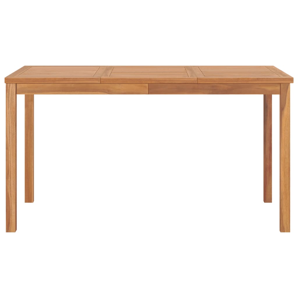 vidaXL 3 Piece Garden Dining Set Solid Teak Wood