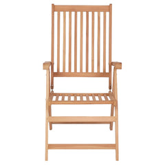 vidaXL Reclining Garden Chairs 6 pcs Solid Teak Wood