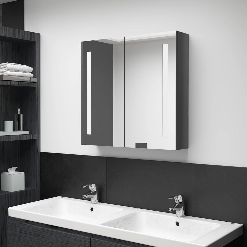 LED Bathroom Mirror Cabinet Shining  62x14x60 cm