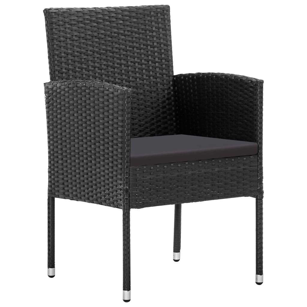 vidaXL 5 Piece Garden Dining Set Grey