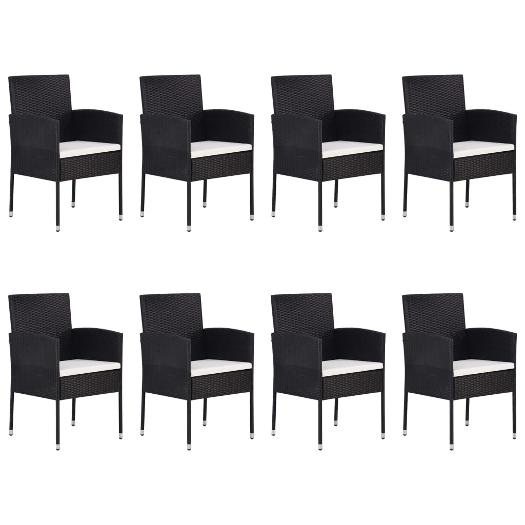 vidaXL 5 Piece Garden Dining Set Grey