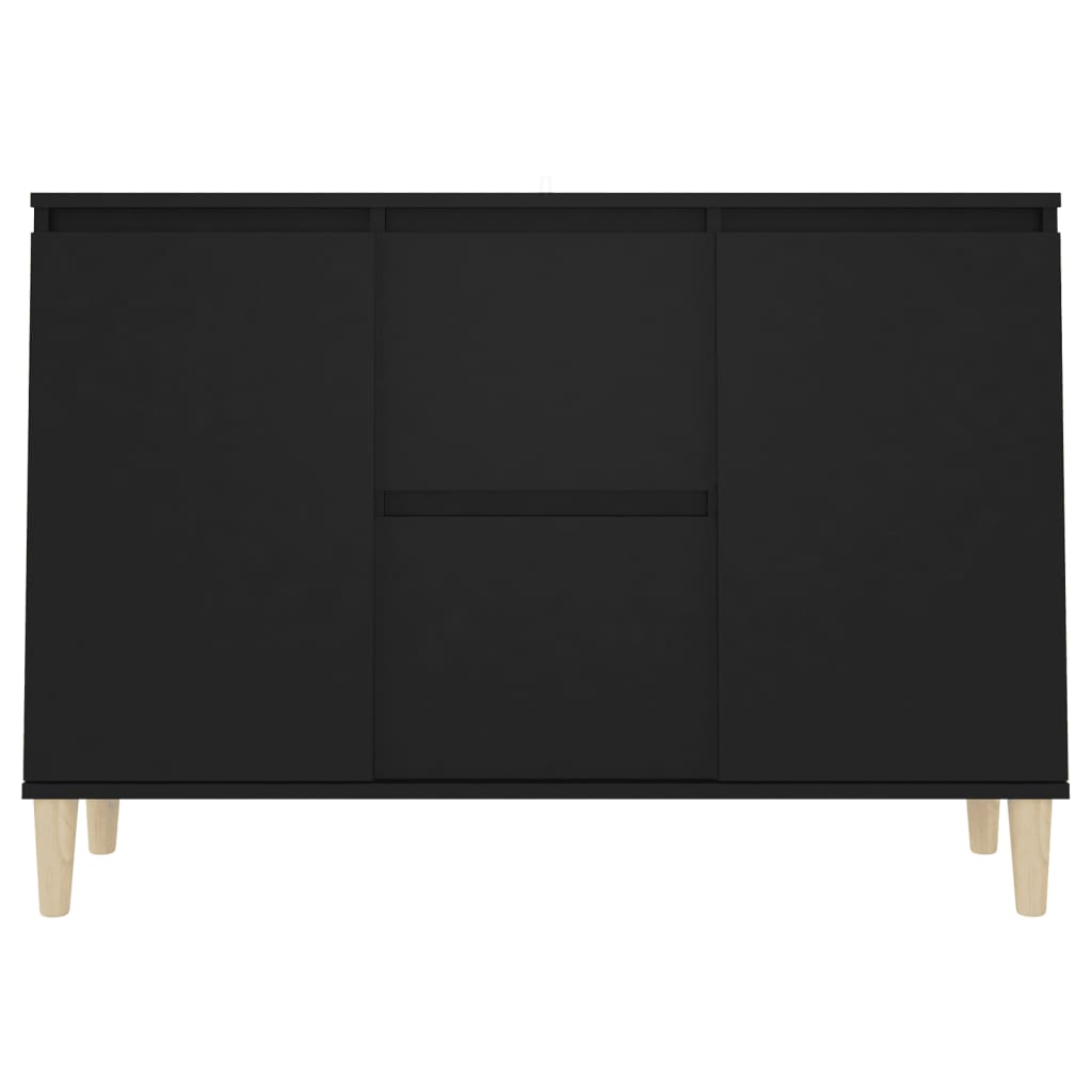 vidaXL Sideboard Black 101x35x70 cm Engineered Wood