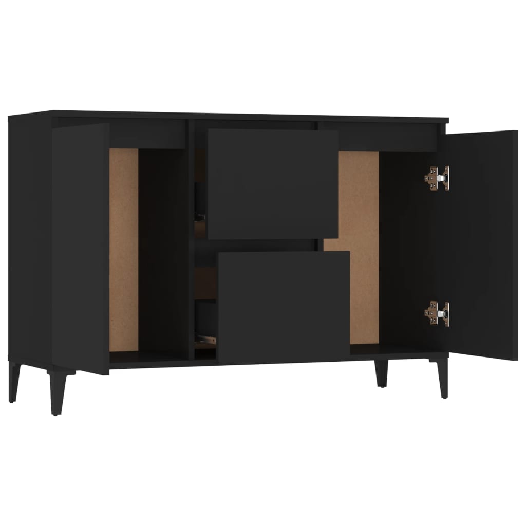 vidaXL Sideboard Black 104x35x70 cm Engineered Wood