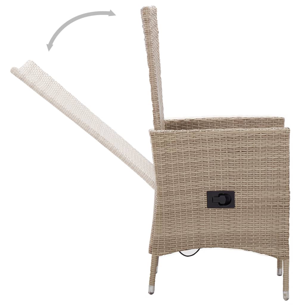 3 Piece Garden Dining Set