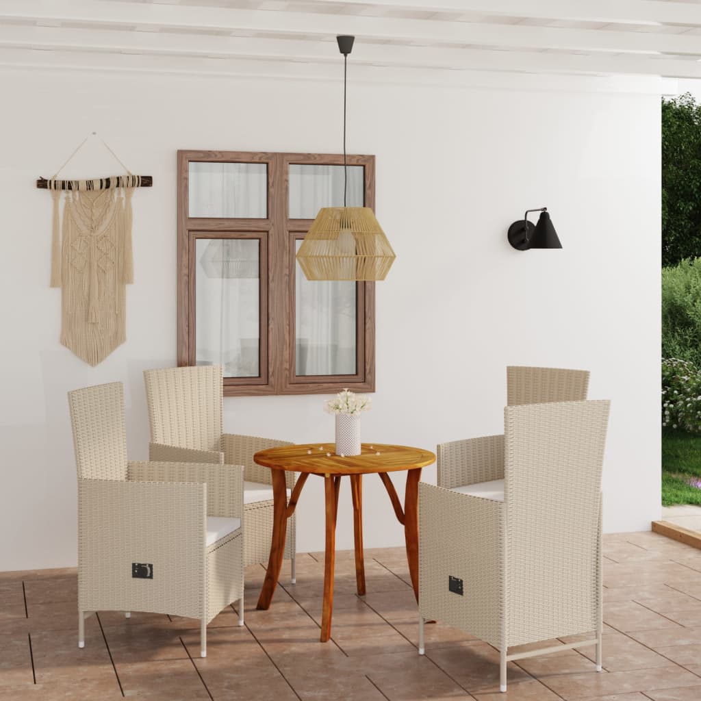 3 Piece Garden Dining Set
