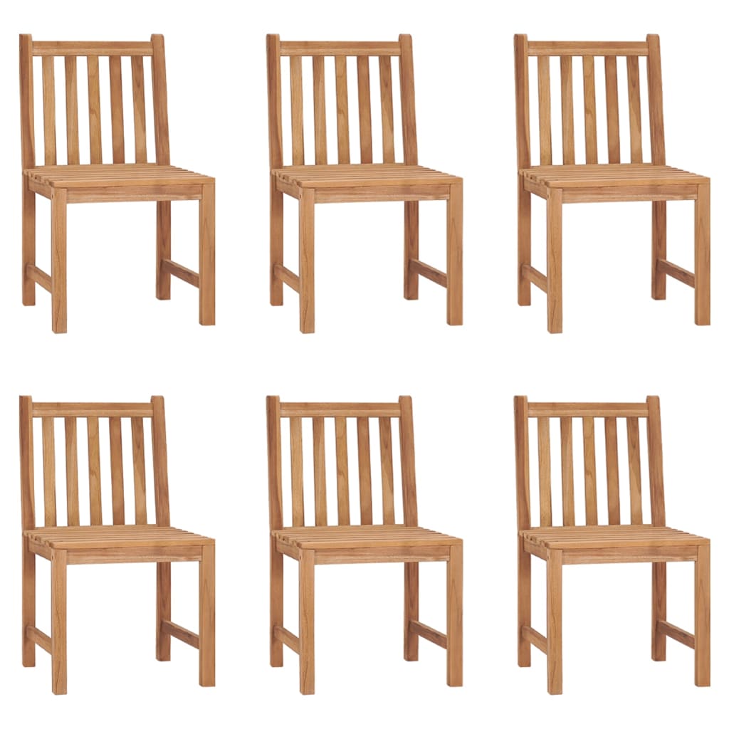vidaXL Garden Chairs 4 pcs Solid Teak Wood