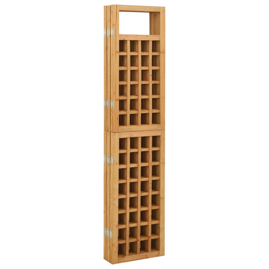 vidaXL 6-Panel Room Divider/Trellis Solid Fir Wood 242.5x180 cm