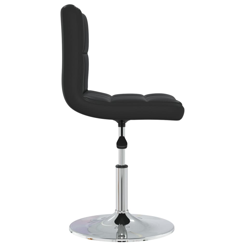 vidaXL Bar Stool Black Faux Leather