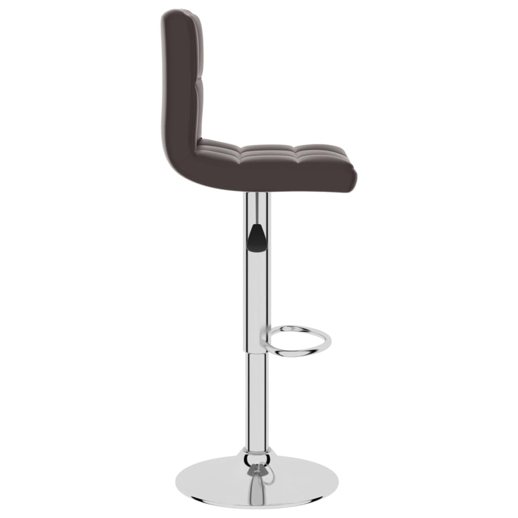 vidaXL Bar Stool Black Faux Leather