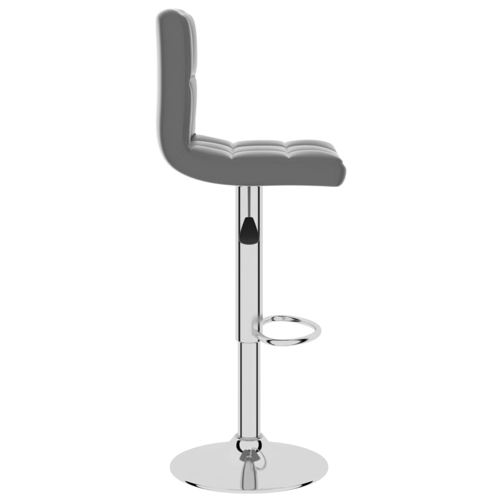 vidaXL Bar Stool Black Faux Leather