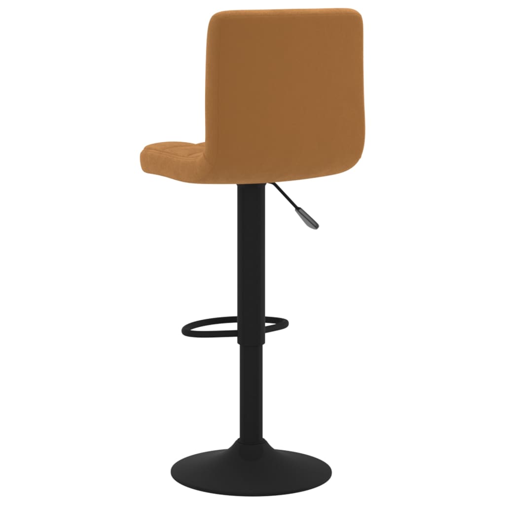 vidaXL Bar Stools 2 pcs Black Velvet