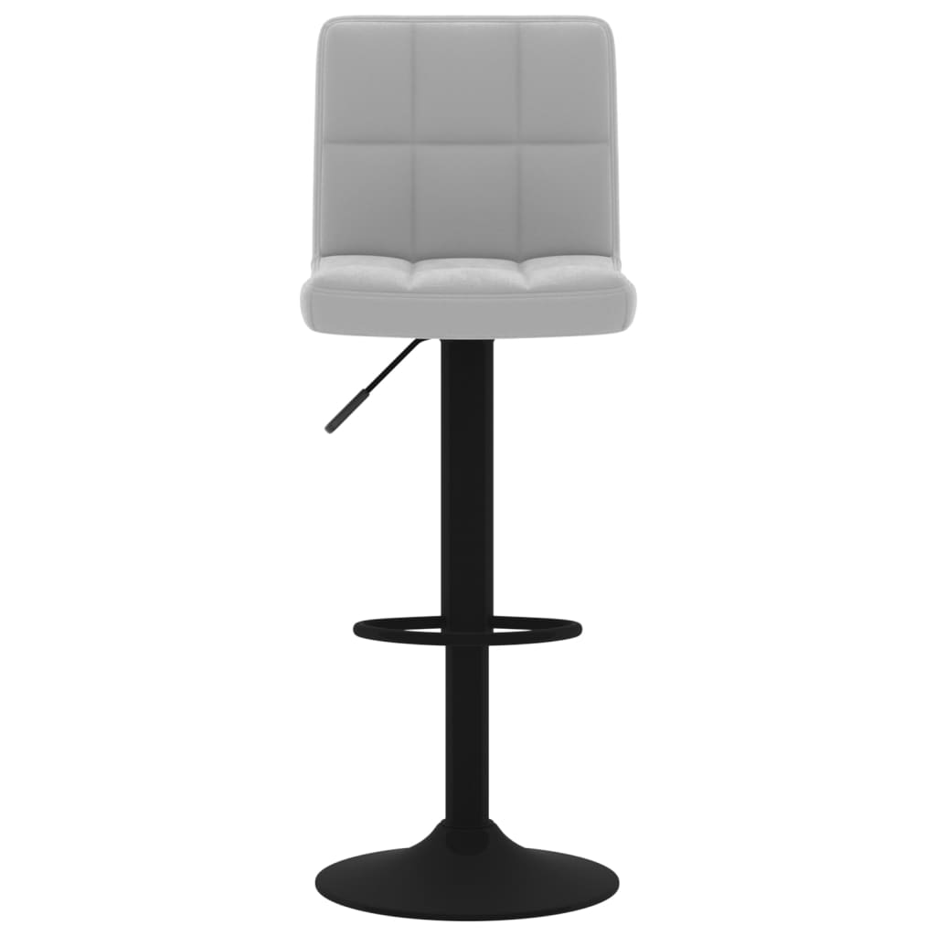 vidaXL Bar Stools 2 pcs Black Velvet