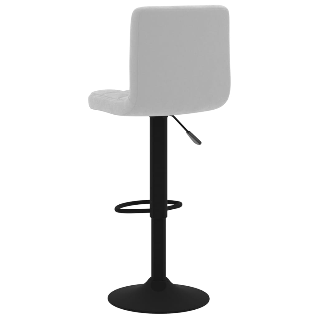 vidaXL Bar Stools 2 pcs Black Velvet