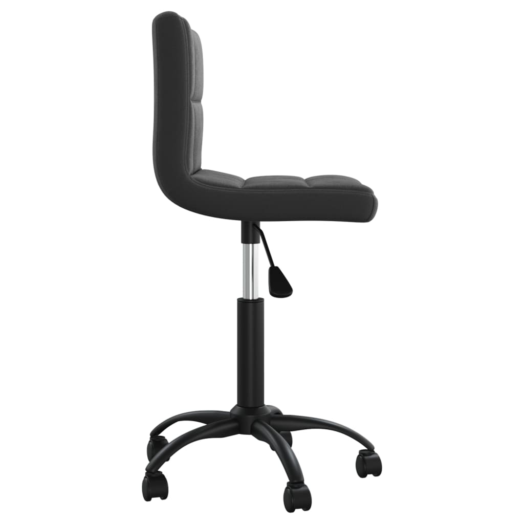 vidaXL Swivel Office Chair Black Velvet