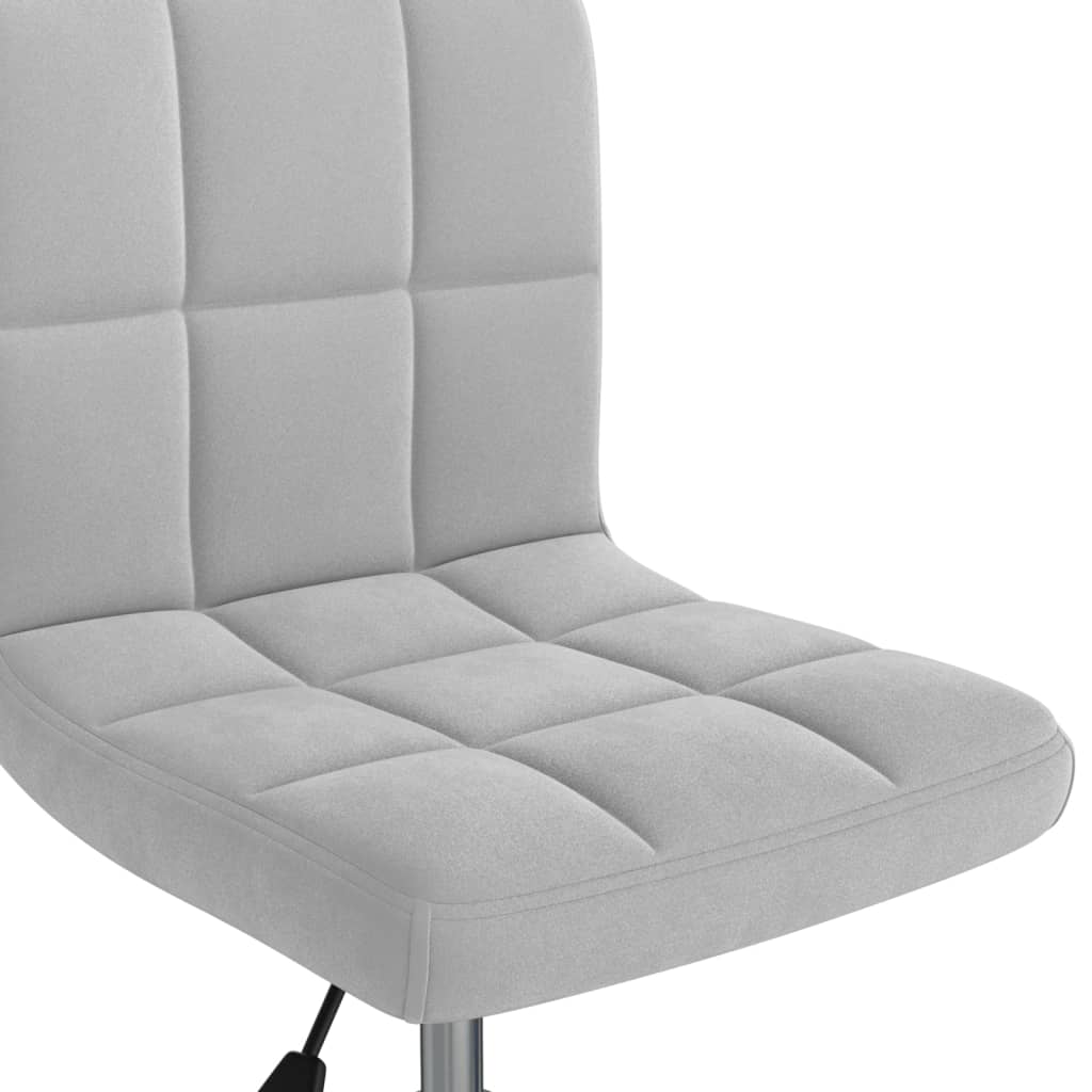 vidaXL Swivel Office Chair Black Velvet