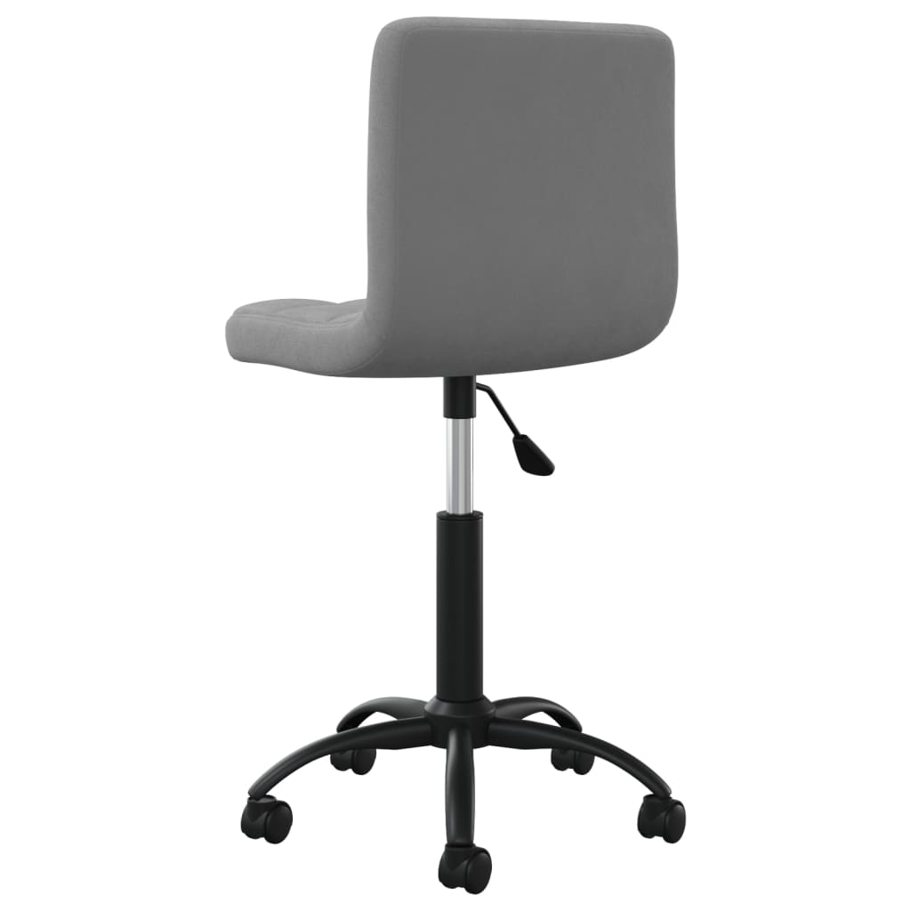 vidaXL Swivel Office Chair Black Velvet