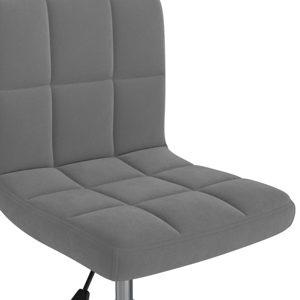 vidaXL Swivel Office Chair Black Velvet