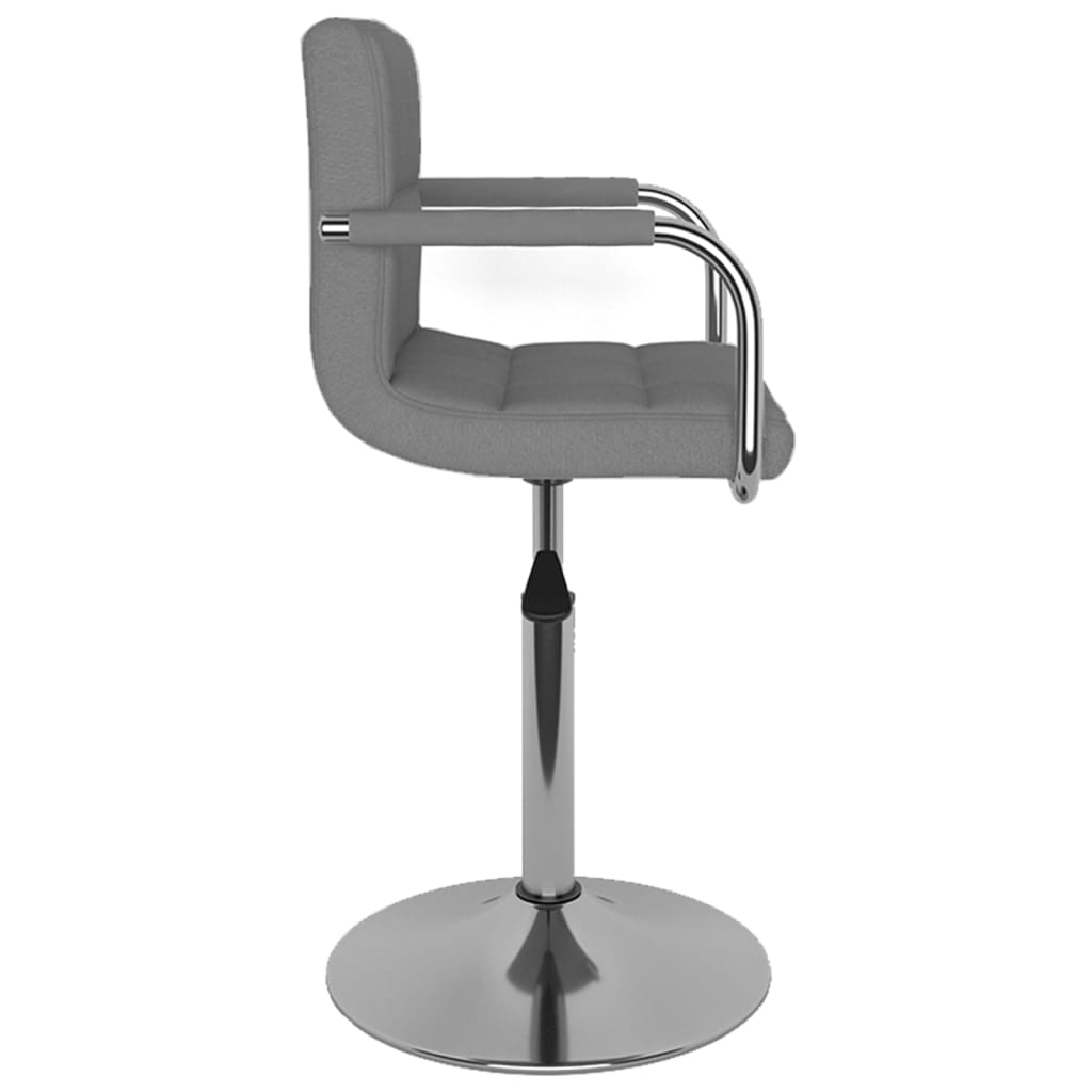 vidaXL Bar Stool Black Fabric