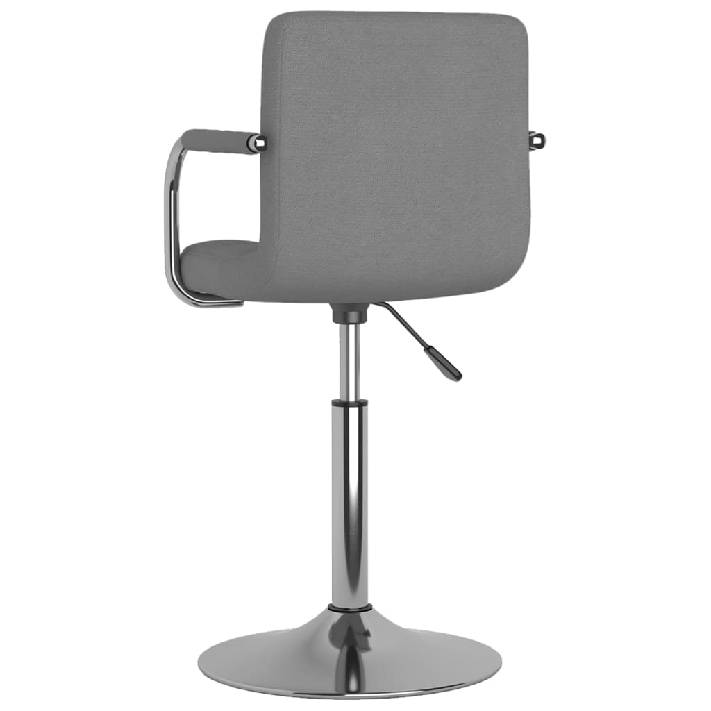 vidaXL Bar Stool Black Fabric