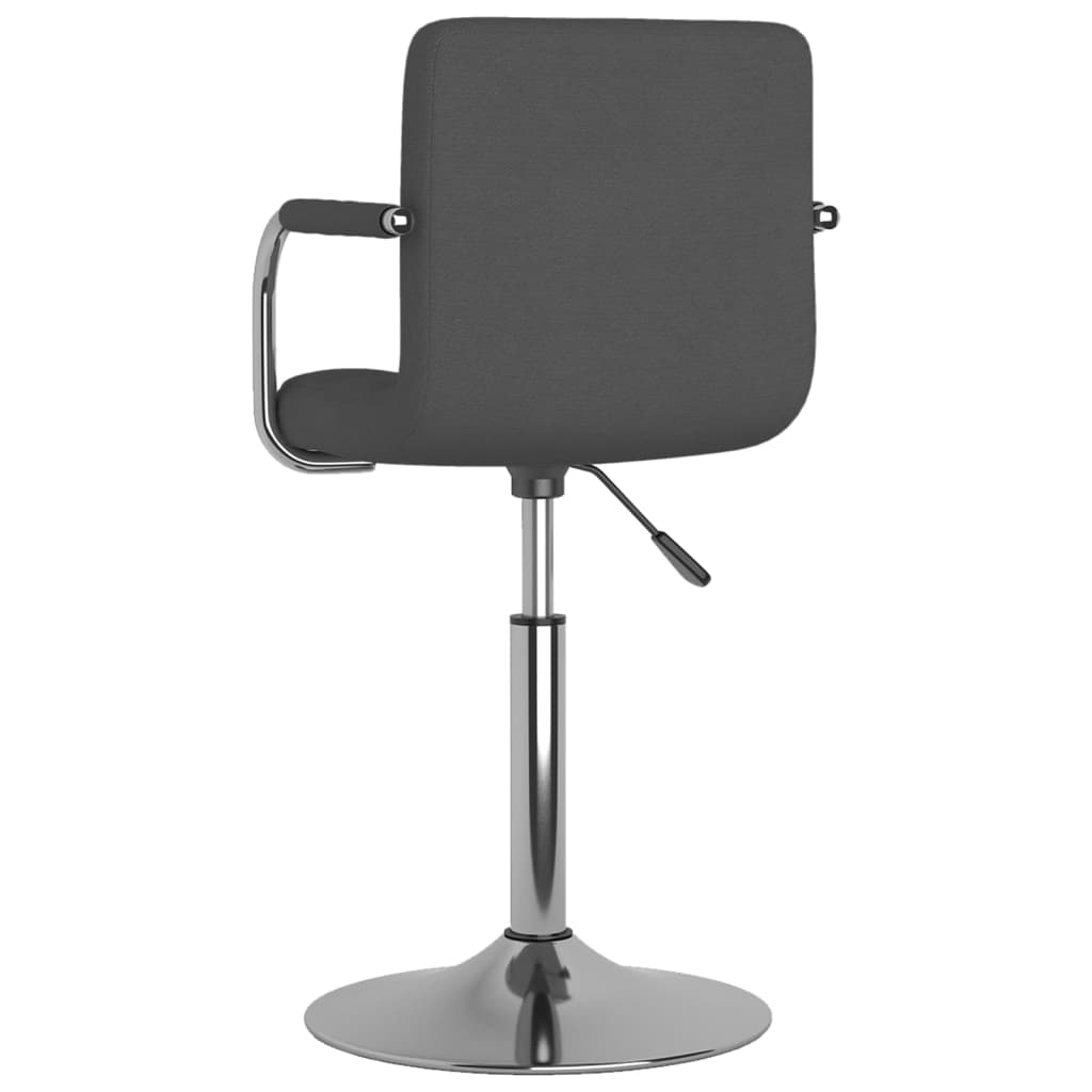 vidaXL Bar Stool Black Fabric