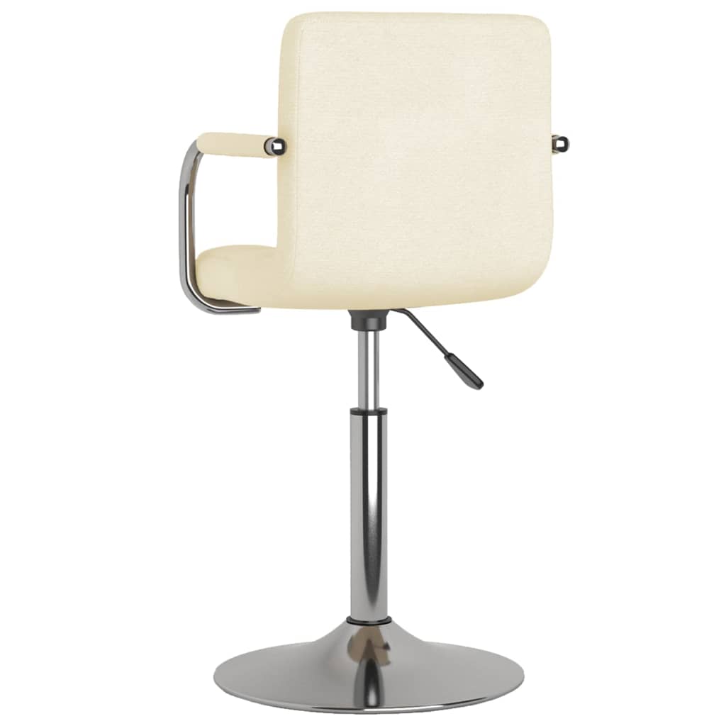 vidaXL Bar Stool Black Fabric