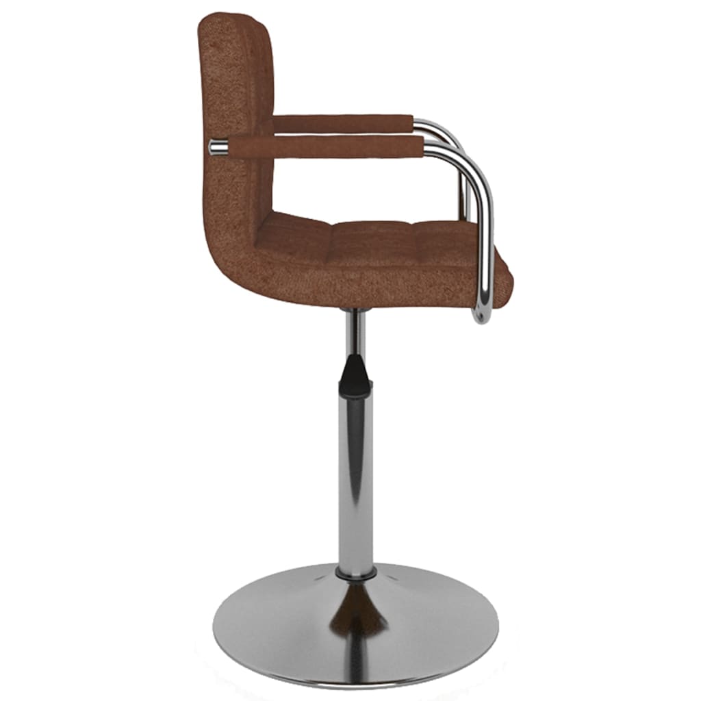 vidaXL Bar Stool Black Fabric