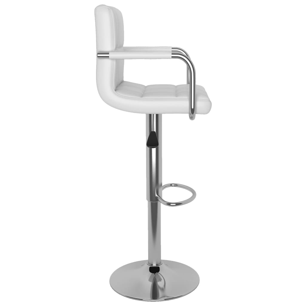 vidaXL Bar Stool Black Faux Leather