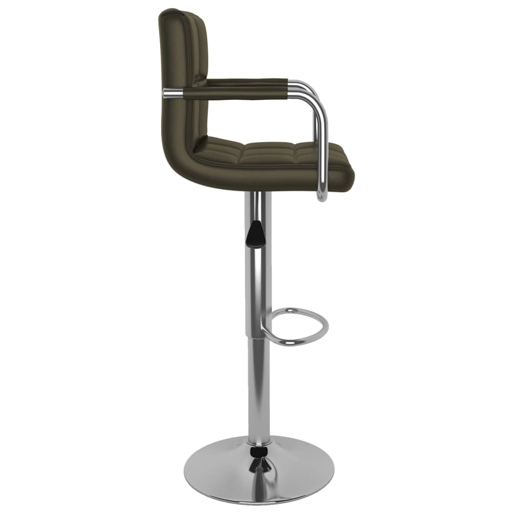 vidaXL Bar Stool Black Faux Leather