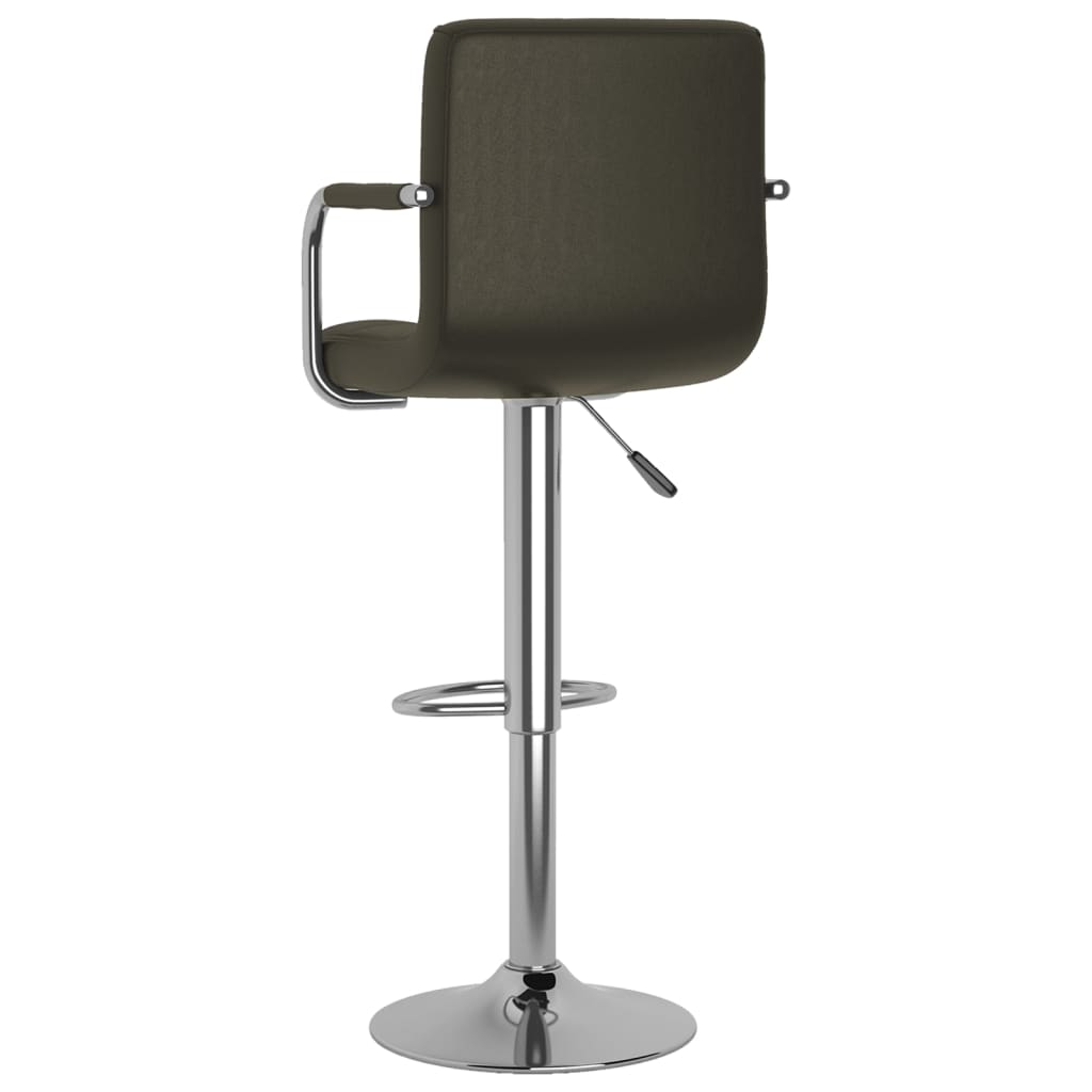 vidaXL Bar Stool Black Faux Leather