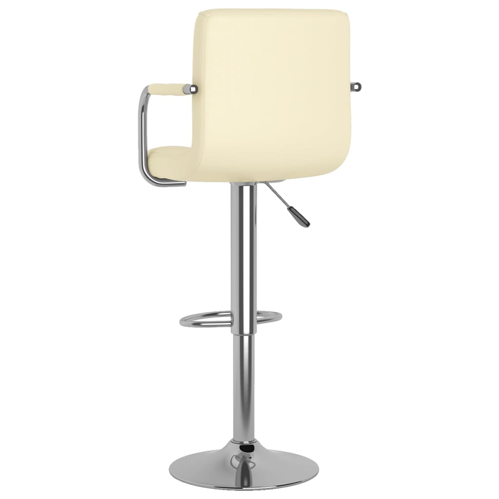 vidaXL Bar Stool Black Faux Leather