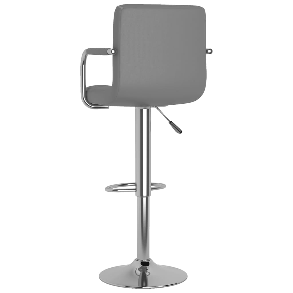 vidaXL Bar Stool Black Faux Leather