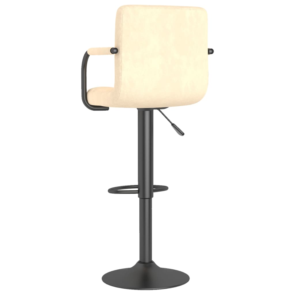 vidaXL Bar Stools 2 pcs Black Velvet