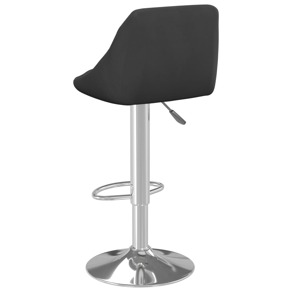 vidaXL Bar Stool Black Velvet