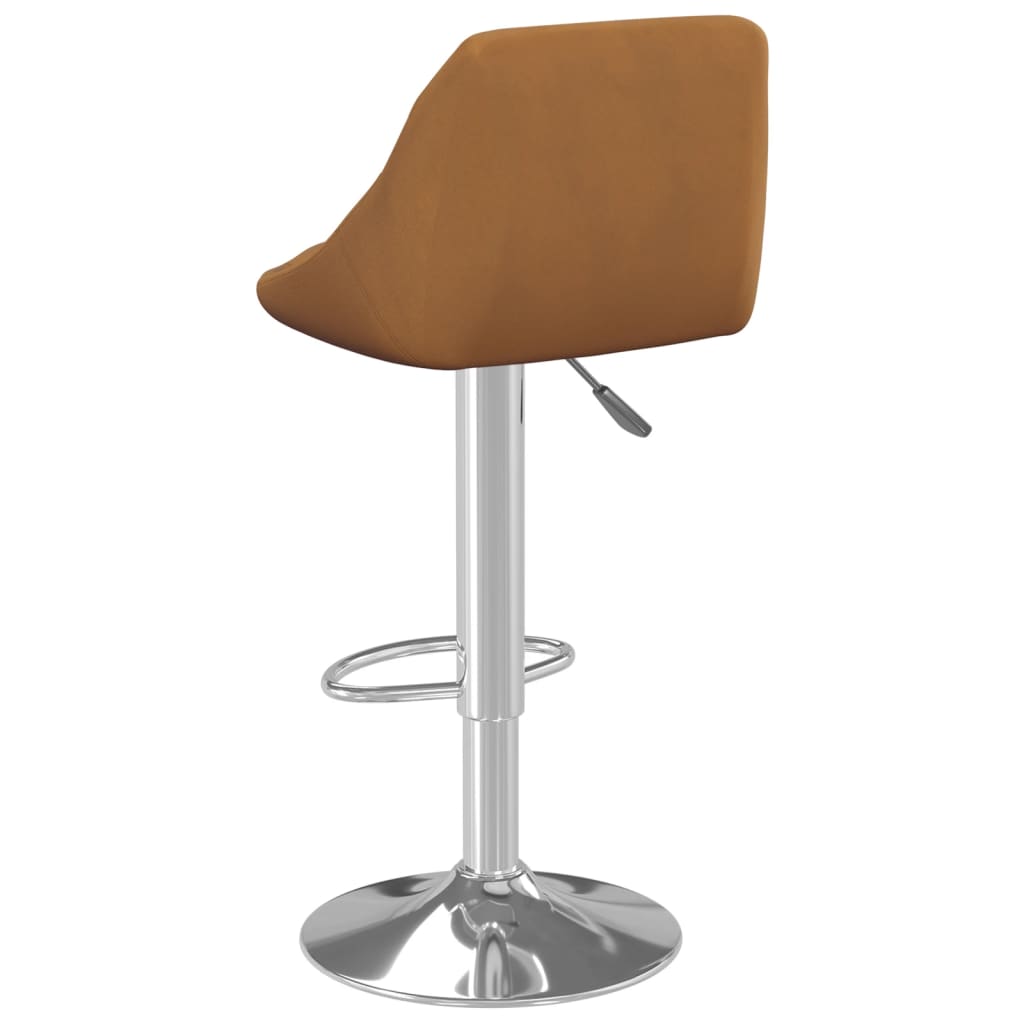 vidaXL Bar Stool Black Velvet