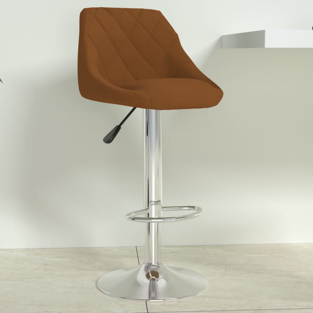 vidaXL Bar Stool Black Velvet