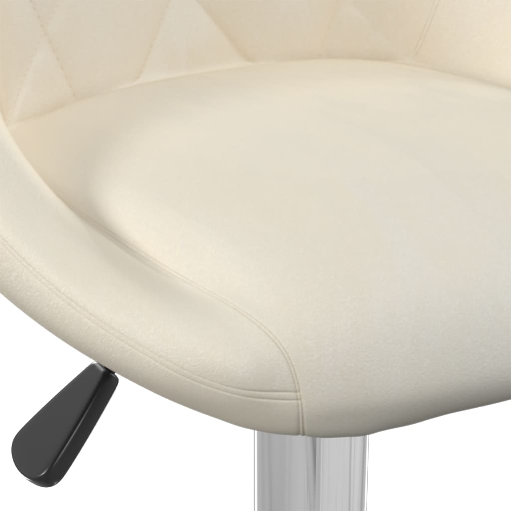 vidaXL Bar Stool Black Velvet