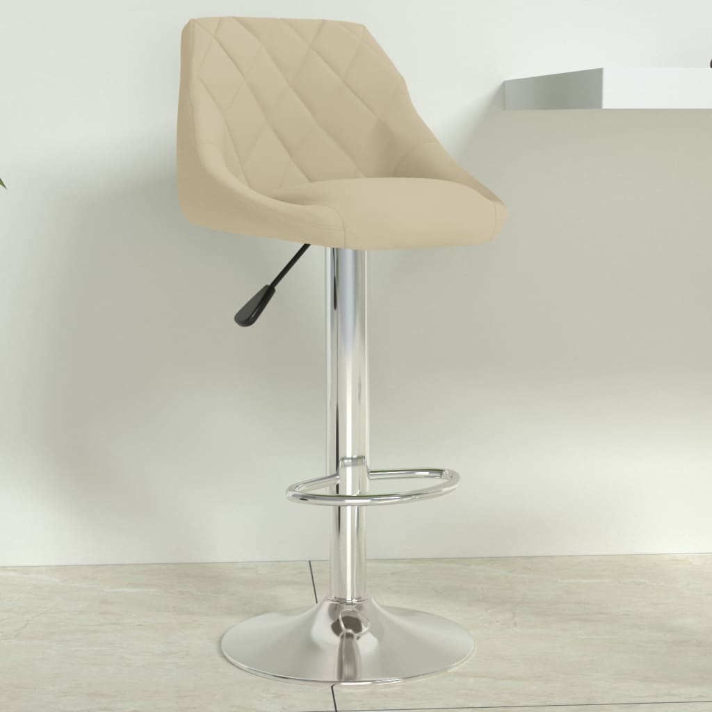 vidaXL Bar Stool Black Velvet