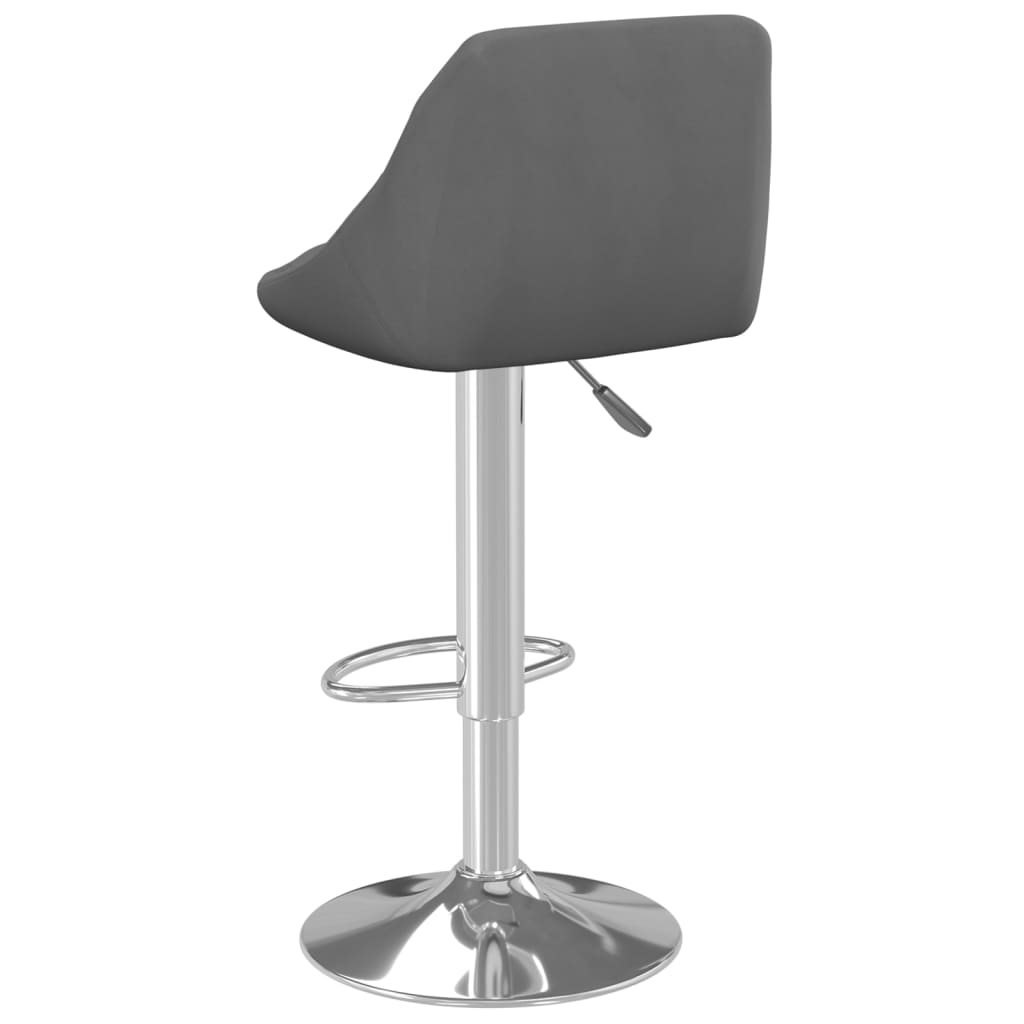 vidaXL Bar Stool Black Velvet