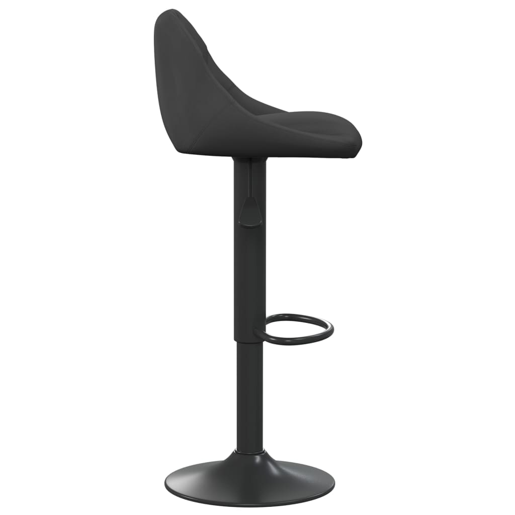 vidaXL Bar Stool Black Velvet