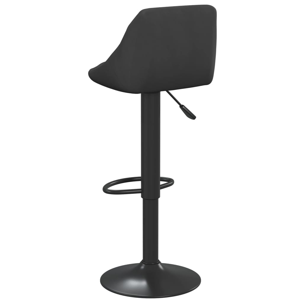 vidaXL Bar Stool Black Velvet