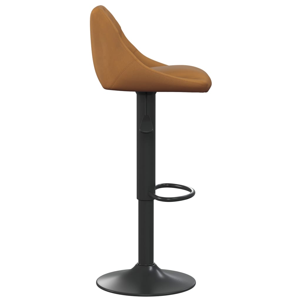 vidaXL Bar Stool Black Velvet