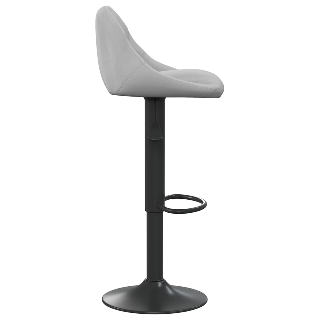 vidaXL Bar Stool Black Velvet