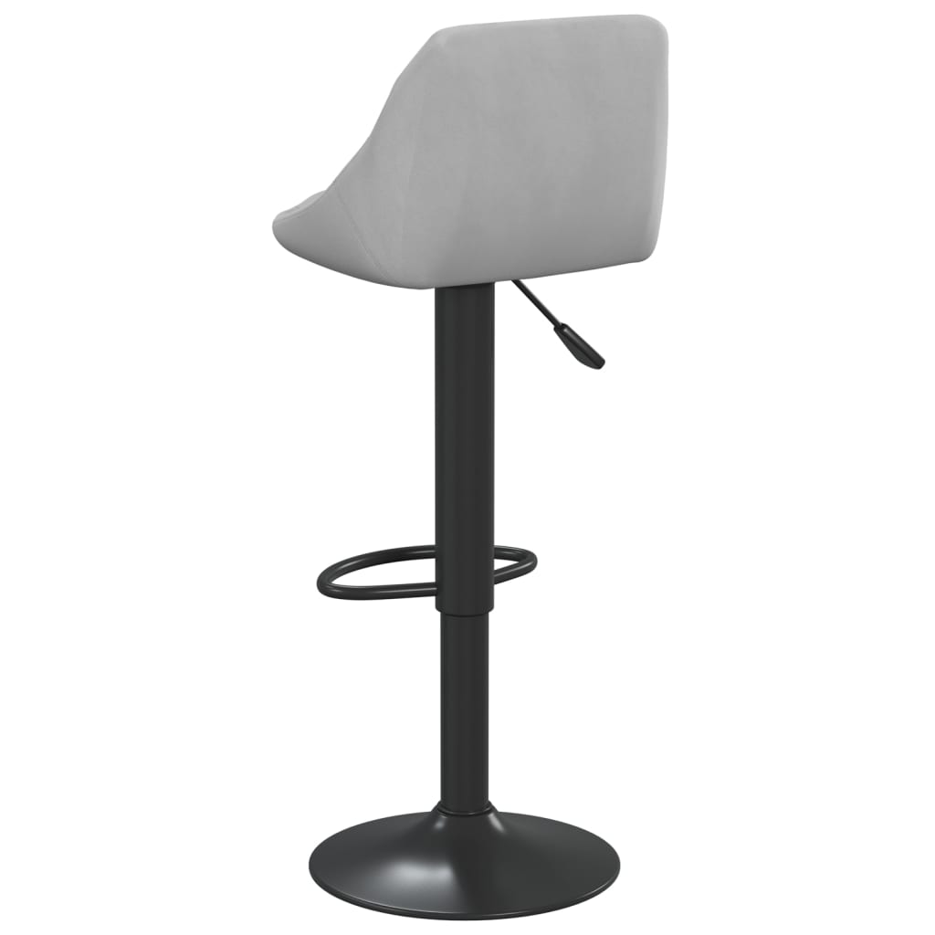 vidaXL Bar Stool Black Velvet