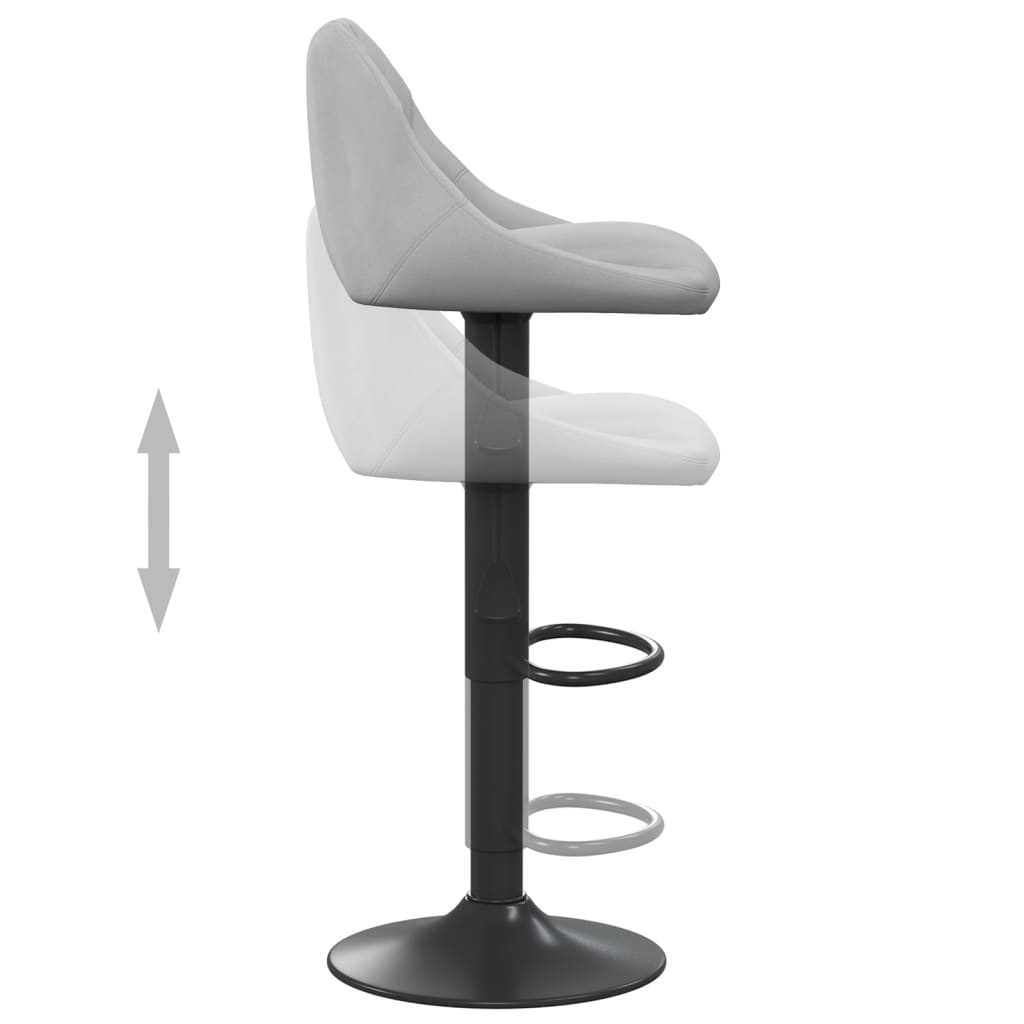 vidaXL Bar Stool Black Velvet